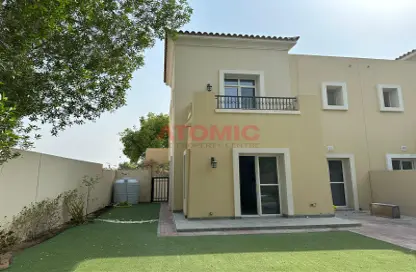 Outdoor House image for: Townhouse - 3 Bedrooms - 3 Bathrooms for rent in Ghadeer 2 - Ghadeer - The Lakes - Dubai, Image 1