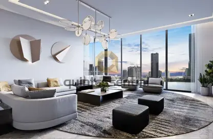 Apartment - 1 Bathroom for sale in Peninsula Four - Peninsula - Business Bay - Dubai