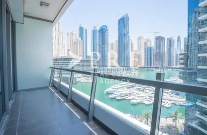 شقة - غرفة نوم - 2 حمامات للايجار في A برج سيلفرين - سيلفيرين - دبي مارينا - دبي