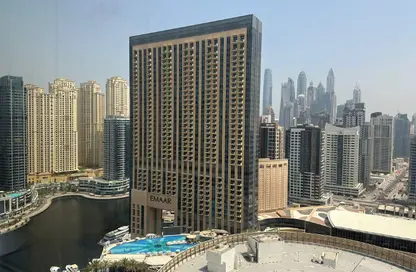 مكتب - استوديو - 1 حمام للايجار في مارينا بلازا - دبي مارينا - دبي
