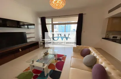 Living Room image for: Apartment - 1 Bedroom - 2 Bathrooms for rent in Clayton Residency - Business Bay - Dubai, Image 1