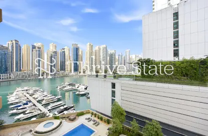 شقة - 2 غرف نوم - 3 حمامات للايجار في شراع المارينا - دبي مارينا - دبي