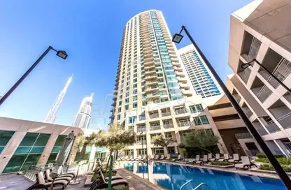 Outdoor Building image for: Apartment - 2 Bedrooms - 3 Bathrooms for rent in Burj Views C - Burj Views - Downtown Dubai - Dubai, Image 1