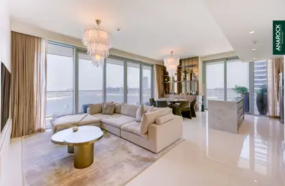 Apartment - 3 Bedrooms - 3 Bathrooms for sale in Beach Isle - EMAAR Beachfront - Dubai Harbour - Dubai