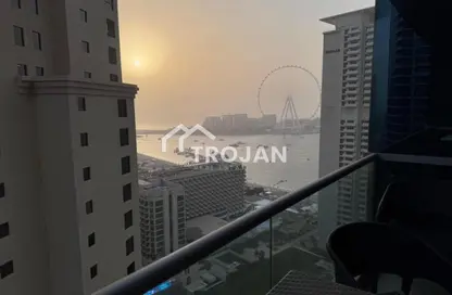 Apartment - 2 Bedrooms - 3 Bathrooms for rent in Al Fattan Marine Towers - Jumeirah Beach Residence - Dubai