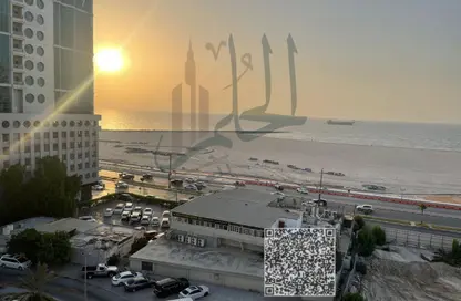 Apartment - 1 Bedroom - 2 Bathrooms for rent in Ajman Corniche Residences - Ajman Corniche Road - Ajman