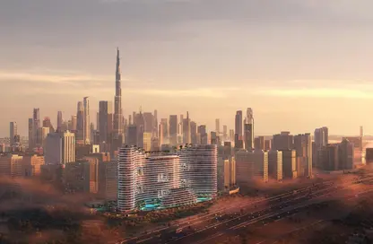 Apartment - Studio - 1 Bathroom for sale in Binghatti Aquarise - Business Bay - Dubai