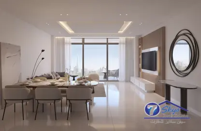 Living / Dining Room image for: Apartment - 2 Bedrooms - 3 Bathrooms for sale in Sky Hills Residence - Al Barsha South - Al Barsha - Dubai, Image 1