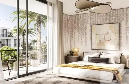 Townhouse - 4 Bedrooms - 5 Bathrooms for sale in Greenway 2 - EMAAR South - Dubai South (Dubai World Central) - Dubai