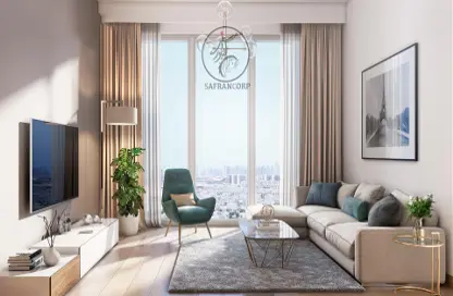 Living Room image for: Apartment - 2 Bedrooms - 2 Bathrooms for sale in Azizi Amber - Al Furjan - Dubai, Image 1