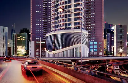 Apartment - 1 Bedroom - 2 Bathrooms for sale in Tower C1 - Ajman Pearl Towers - Ajman Downtown - Ajman