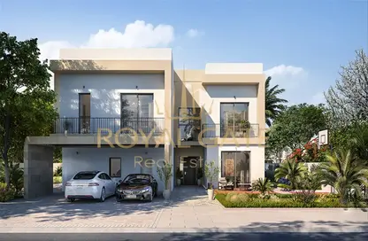 Outdoor House image for: Townhouse - 3 Bedrooms - 4 Bathrooms for sale in The Magnolias - Yas Acres - Yas Island - Abu Dhabi, Image 1