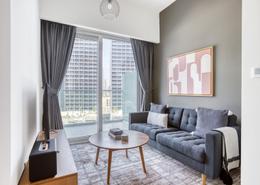 Living Room image for: Apartment - 1 bedroom - 1 bathroom for rent in Reva Residences - Business Bay - Dubai, Image 1
