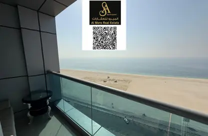 Apartment - 2 Bedrooms - 3 Bathrooms for rent in Ajman Corniche Residences - Ajman Corniche Road - Ajman