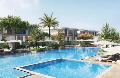 Pool image for: Townhouse - 2 Bedrooms - 4 Bathrooms for sale in Beach Homes - Falcon Island - Al Hamra Village - Ras Al Khaimah, Image 1