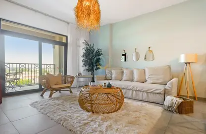 Living Room image for: Apartment - 1 Bedroom - 1 Bathroom for rent in Rahaal 2 - Madinat Jumeirah Living - Umm Suqeim - Dubai, Image 1