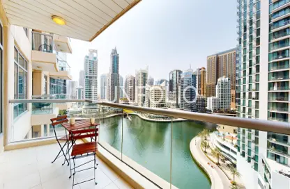 Apartment - 1 Bedroom - 2 Bathrooms for rent in Sanibel Tower - Park Island - Dubai Marina - Dubai