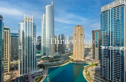 شقة - 1 حمام للايجار في ليك فيو - (JLT) مجمع B - أبراج بحيرة الجميرا - دبي