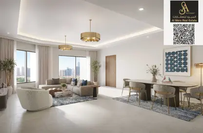 Apartment - 1 Bedroom - 2 Bathrooms for sale in Tower C1 - Ajman Pearl Towers - Ajman Downtown - Ajman