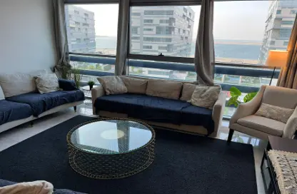 Living Room image for: Apartment - 2 Bedrooms - 4 Bathrooms for rent in Lamar Residences - Al Seef - Al Raha Beach - Abu Dhabi, Image 1