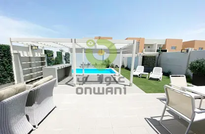 Terrace image for: Villa - 3 Bedrooms - 4 Bathrooms for sale in Manazel Al Reef 2 - Al Samha - Abu Dhabi, Image 1