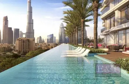 صورة لـ حوض سباحة شقة - 2 غرف نوم - 2 حمامات للبيع في سيتي سنتر رزيدنسز - دبي وسط المدينة - دبي ، صورة رقم 1