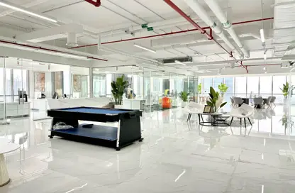 Office Space - Studio - 1 Bathroom for rent in Marina Plaza - Dubai Marina - Dubai