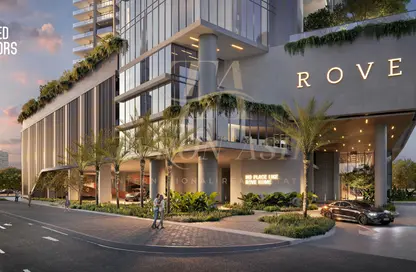 Apartment - Studio - 1 Bathroom for sale in Rove Home Marasi Drive - Business Bay - Dubai