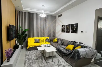 Apartment - 1 Bedroom - 2 Bathrooms for sale in Tower A2 - Ajman Pearl Towers - Ajman Downtown - Ajman