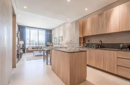 Kitchen image for: Apartment - 1 Bedroom - 2 Bathrooms for sale in Signature Livings - Jumeirah Village Circle - Dubai, Image 1