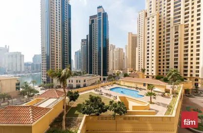 Outdoor Building image for: Apartment - 3 Bedrooms - 4 Bathrooms for sale in Rimal 1 - Rimal - Jumeirah Beach Residence - Dubai, Image 1
