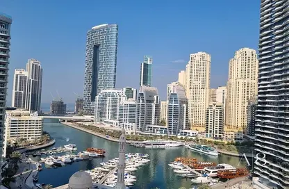 شقة - 2 غرف نوم - 2 حمامات للايجار في برج إسكان - دبي مارينا - دبي