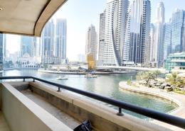 Balcony image for: Apartment - 3 bedrooms - 3 bathrooms for rent in Time Place Tower - Dubai Marina - Dubai, Image 1