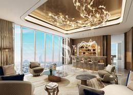 Living / Dining Room image for: Penthouse - 4 bedrooms - 5 bathrooms for sale in Fairmont Residences Dubai Skyline - Al Sufouh 1 - Al Sufouh - Dubai, Image 1