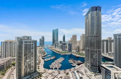 شقة - غرفة نوم - 1 حمام للايجار في برج إسكان - دبي مارينا - دبي