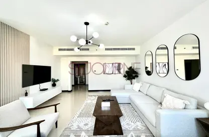 Living Room image for: Apartment - 2 Bedrooms - 2 Bathrooms for rent in O2 Residence - Lake Elucio - Jumeirah Lake Towers - Dubai, Image 1