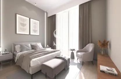 Room / Bedroom image for: Apartment - 1 Bedroom - 2 Bathrooms for sale in Marquis Elegance - Arjan - Dubai, Image 1