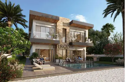 Townhouse - 4 Bedrooms - 4 Bathrooms for sale in Costa Brava 1 - Costa Brava at DAMAC Lagoons - Damac Lagoons - Dubai