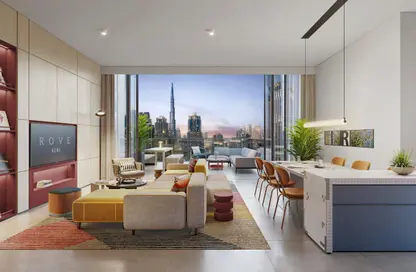 Apartment - 1 Bedroom - 2 Bathrooms for sale in Rove Home Downtown - Downtown Dubai - Dubai