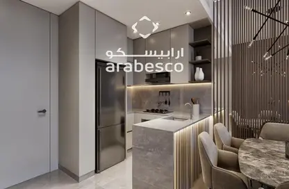 Kitchen image for: Apartment - 1 Bathroom for sale in Samana Barari Views - Majan - Dubai, Image 1