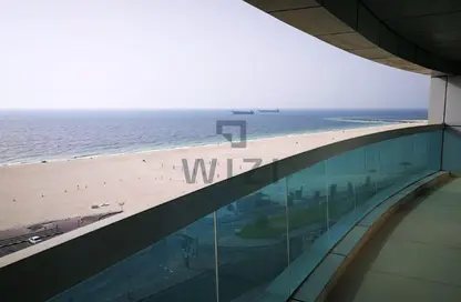 Apartment - 2 Bedrooms - 2 Bathrooms for sale in Corniche Tower - Ajman Corniche Road - Ajman