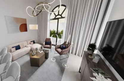 Living Room image for: Townhouse - 3 Bedrooms - 4 Bathrooms for sale in Yas Park Gate - Yas Island - Abu Dhabi, Image 1