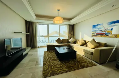 Apartment - 1 Bedroom - 2 Bathrooms for rent in Silver Wave Tower - Al Mina - Abu Dhabi