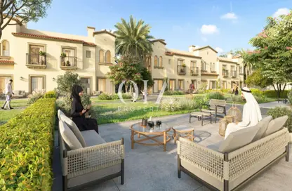 Outdoor Building image for: Townhouse - 2 Bedrooms - 4 Bathrooms for sale in Toledo - Zayed City (Khalifa City C) - Khalifa City - Abu Dhabi, Image 1