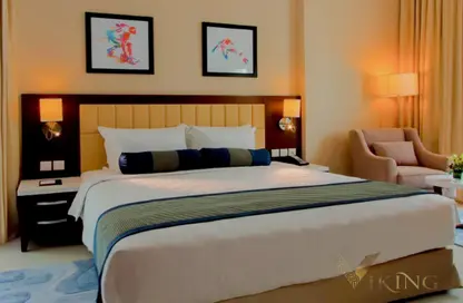 شقة - 1 حمام للايجار في تريبان للاجنحة الفندقية لفخر الدين - مدينة دبي الرياضية - دبي