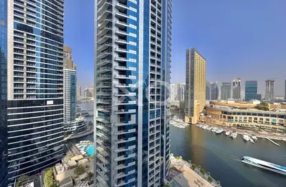 Apartment - 1 Bedroom - 2 Bathrooms for rent in Bay Central West - Bay Central - Dubai Marina - Dubai