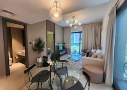Living / Dining Room image for: Apartment - 1 bedroom - 2 bathrooms for rent in Euro Residence - Barsha Heights (Tecom) - Dubai, Image 1