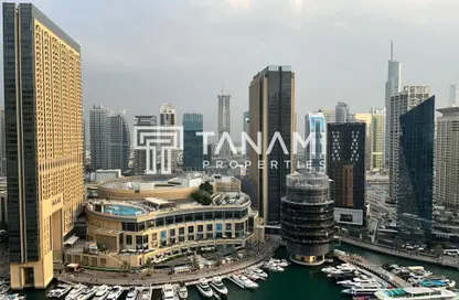 شقة - غرفة نوم - 2 حمامات للايجار في البرج الاوسط - باي سنترال - دبي مارينا - دبي