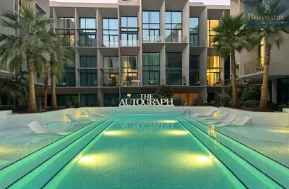 بنتهاوس - غرفة نوم - 2 حمامات للايجار في التوقيع - الضاحية 10 - قرية جميرا الدائرية - دبي