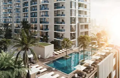 Apartment - 1 Bedroom - 2 Bathrooms for sale in Ajman Creek Towers - Al Rashidiya 1 - Al Rashidiya - Ajman